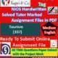 Nios Tourism 337 Solved Handwritten Assignment Scanned Pdf English Medium