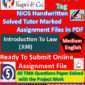 Nios Introduction To Law 338 Solved Handwritten Assignment Scanned Pdf English Medium