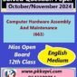 Nios Computer Hardware Assembly And Maintenance (663) Solved Question Paper November 2024 Exam Class 12