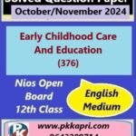 Nios Early Childhood Care And Education (376) Solved Question Paper November 2024 Exam Class 12