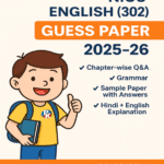 Nios English 302 Guess Paper with Solved Sample Paper PDF