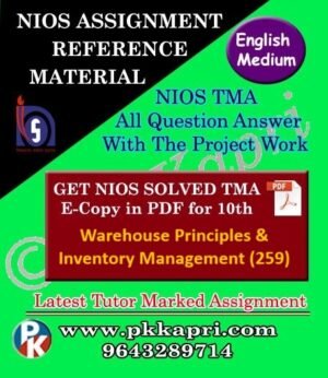 Nios Warehouse Principles And Inventory Management 259 Solved Assignment (TMA) 10th (English Medium) Pdf Nios Warehouse Principles And Inventory Management 259 Solved Assignment (TMA) 10th (English Medium) Pdf 2026
