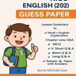 Nios English 202 Guess Paper with Solved Sample Paper PDF