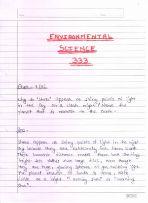 Nios Environmental Science 333 Solved Handwritten Assignment Scanned Pdf English Medium (NIOS TMA 2026)