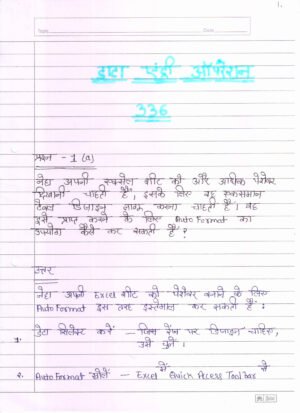 Nios Data Entry Operations 336 Solved Handwritten Assignment Scanned Pdf Hindi Medium (NIOS TMA 2026)
