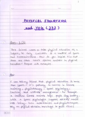 Nios Physical Education And Yog 373 Solved Handwritten Assignment Scanned Pdf English Medium (NIOS TMA 2026
