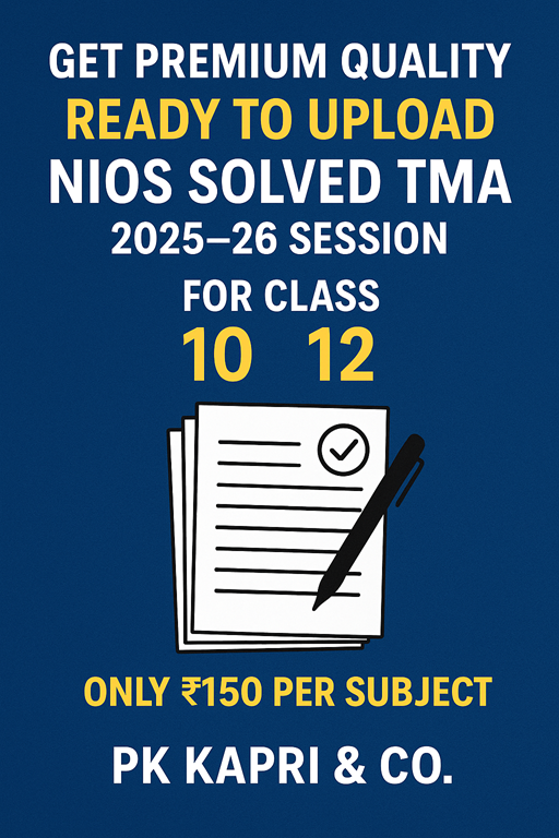 Nios Answer Sheet.pdf NIOS Handwritten Assignment PDF 2026 – Ready to Upload TMA