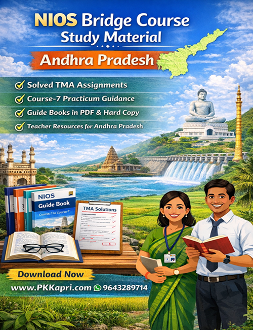 NIOS Bridge Course Study Material Complete Teacher Guide  Andhra Pradesh