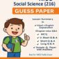 Nios Social Science 213 Guess Paper with Solved Sample Paper PDF - English Medium