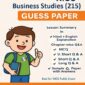 Nios Business Studies 215 Guess Paper with Solved Sample Paper PDF - English Medium