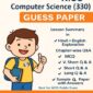 Nios Computer Science 330 Guess Paper with Solved Sample Paper PDF - English Medium