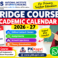 NIOS Bridge Course Academic Calendar 2026-27 Dates & Schedule